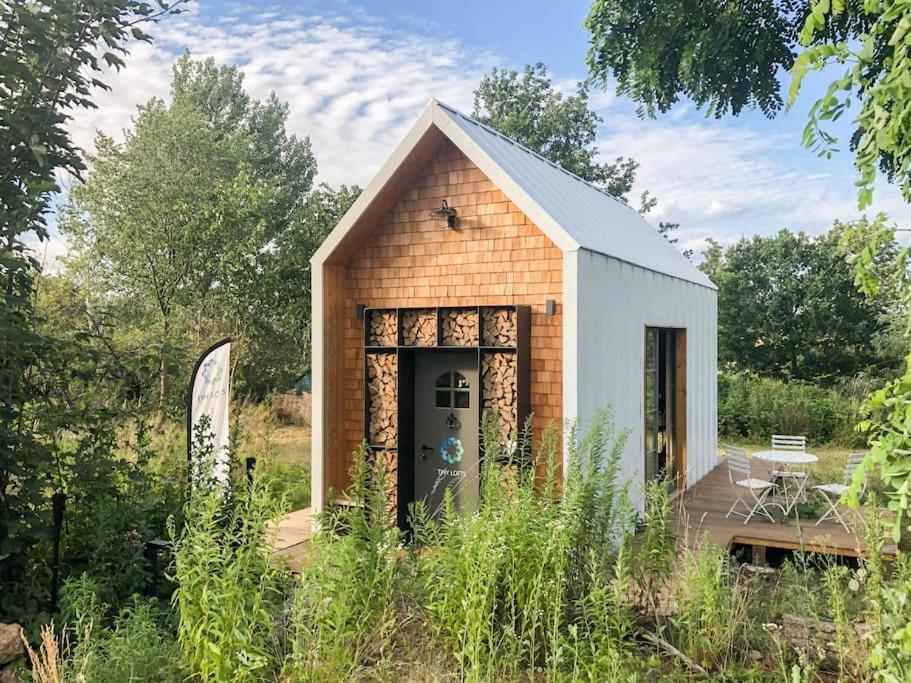 Tiny Haus Auf Idyllischem Grundstueck Im Rittergut Villa Klipphausen Bagian luar foto